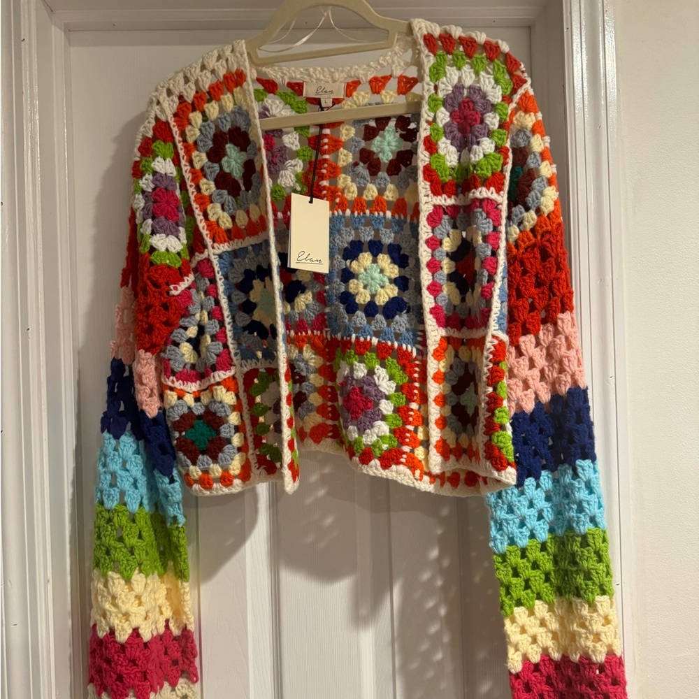 Elan crochet cardigan